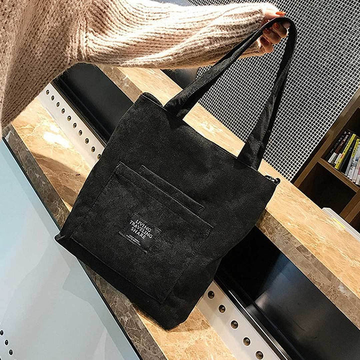 PaisleysBag – Elegant & Spacious Women's Handbag-Black-State of Style