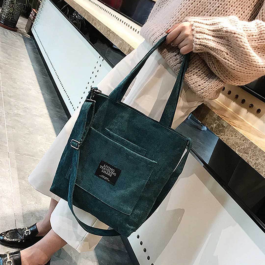 PaisleysBag – Elegant & Spacious Women's Handbag-Green-State of Style