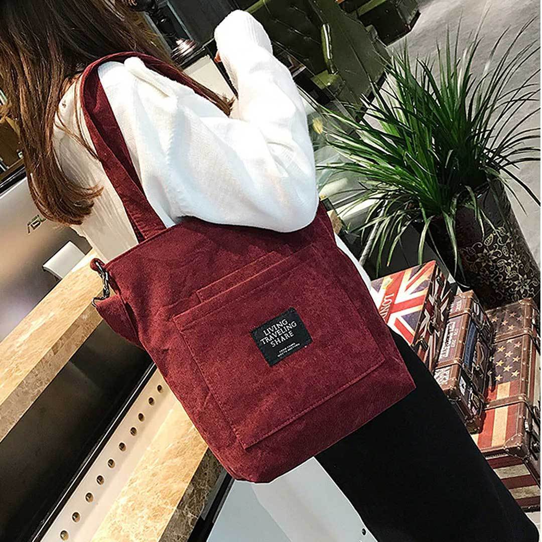 PaisleysBag – Elegant & Spacious Women's Handbag-Red-State of Style