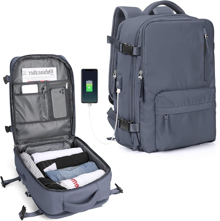 Multi-Compartment Laptop Carry Bag with Adjustable Shoulder Strap
