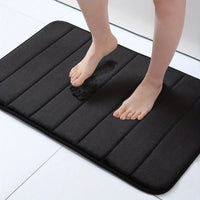 Pamper Your Feet with the Luxe Anti-Slip Bath Mat - Livia-50cm x 80cm-Black-State of Style