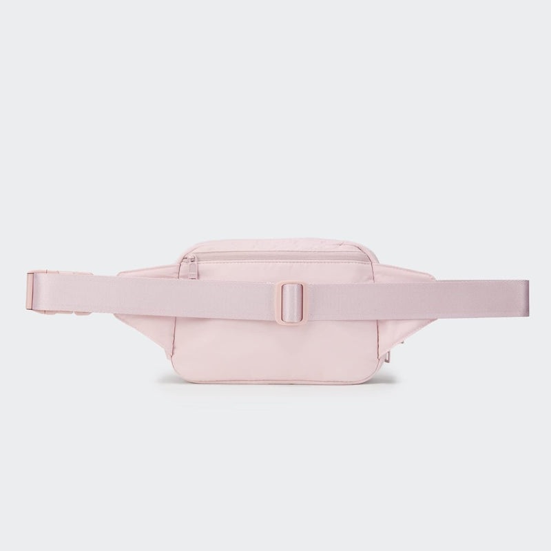 Large 2L Nylon Belt Bag with Adjustable Strap and Dual Compartments