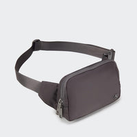 Large 2L Nylon Belt Bag with Adjustable Strap and Dual Compartments