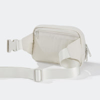 Large 2L Nylon Belt Bag with Adjustable Strap and Dual Compartments