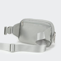 Large 2L Nylon Belt Bag with Adjustable Strap and Dual Compartments