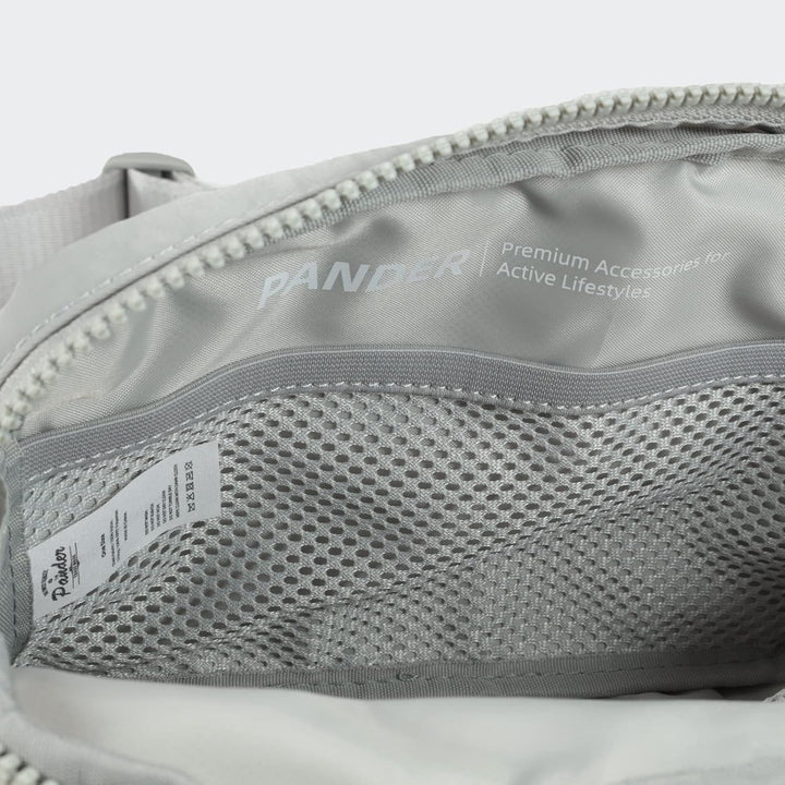 Large 2L Nylon Belt Bag with Adjustable Strap and Dual Compartments