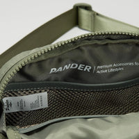 Large 2L Nylon Belt Bag with Adjustable Strap and Dual Compartments