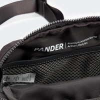 Large 2L Nylon Belt Bag with Adjustable Strap and Dual Compartments