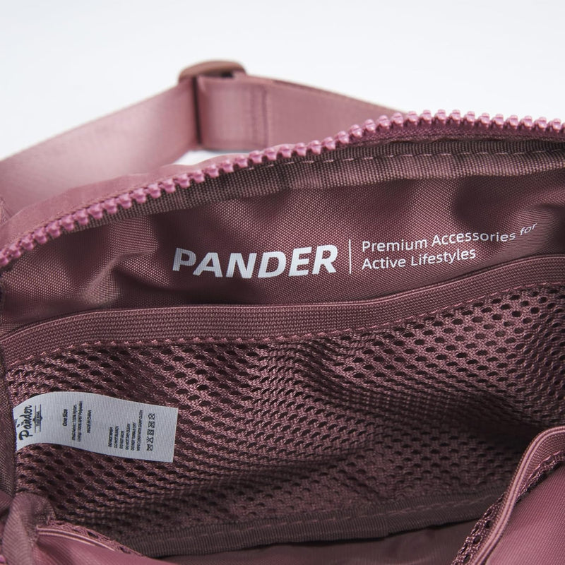 Large 2L Nylon Belt Bag with Adjustable Strap and Dual Compartments