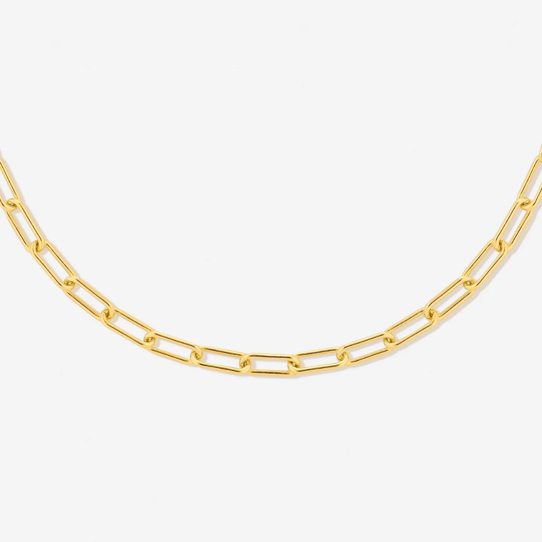 Paperclip Choker Necklace - Lina-Gold-State of Style
