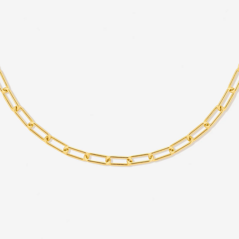 Paperclip Choker Necklace - Lina-Gold-State of Style
