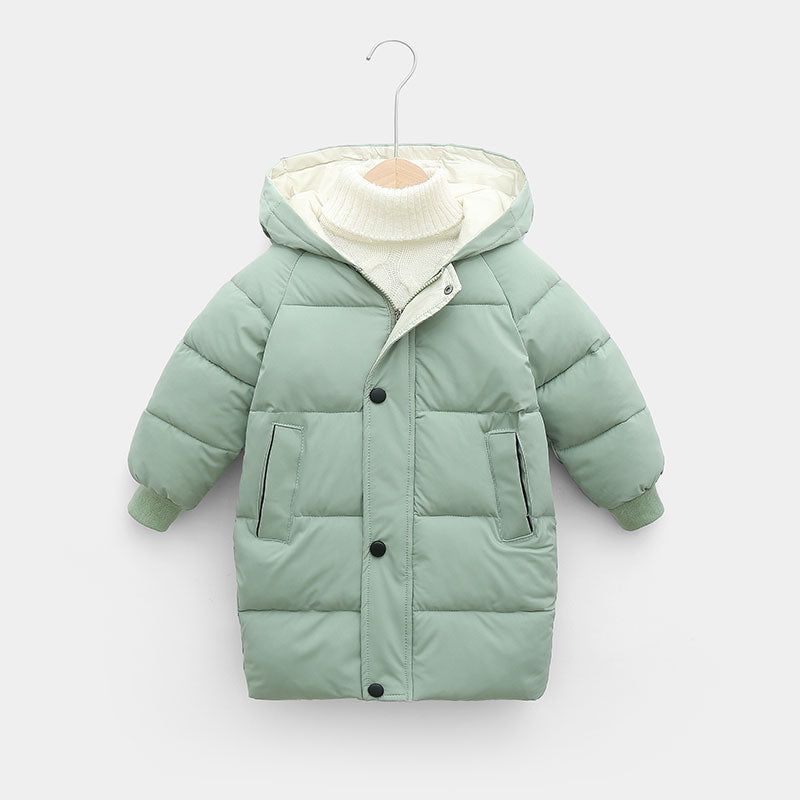 ParkasJacket – Women's Winter Jacket with Faux Fur Hood-Green-110-State of Style