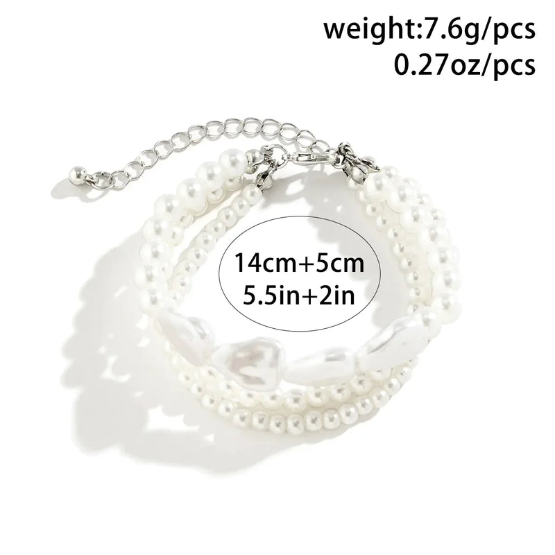Pearl Elegance Layered Bracelet-State of Style