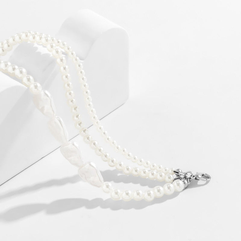 Pearl Elegance Layered Bracelet-State of Style