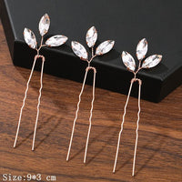 Pearl Flower Hair Clips – Elegant Bridal & Event Accessory-Rose Gold-State of Style