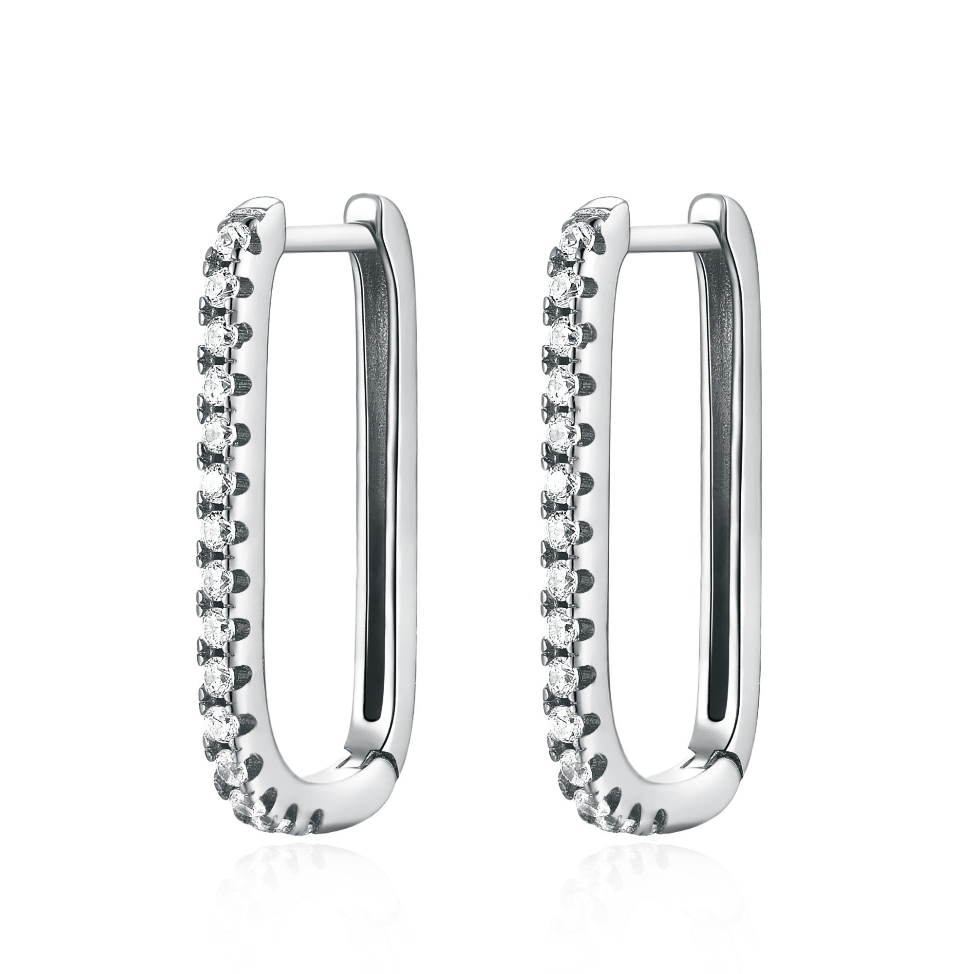 Vertical Zirconia Earrings – Inez