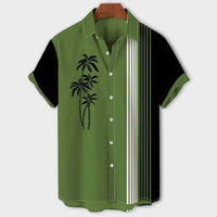 Percival | Classic Hawaiian Summer Shirt-Green-M-State of Style