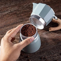 Percolator for Authentic Espresso On the Go - EspressoGo-Grey-150 ML-State of Style