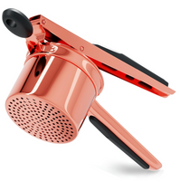 Perfect Mashed Potatoes: Heavy Stainless Steel Potato Masher-Rose gold-Hard disk-State of Style