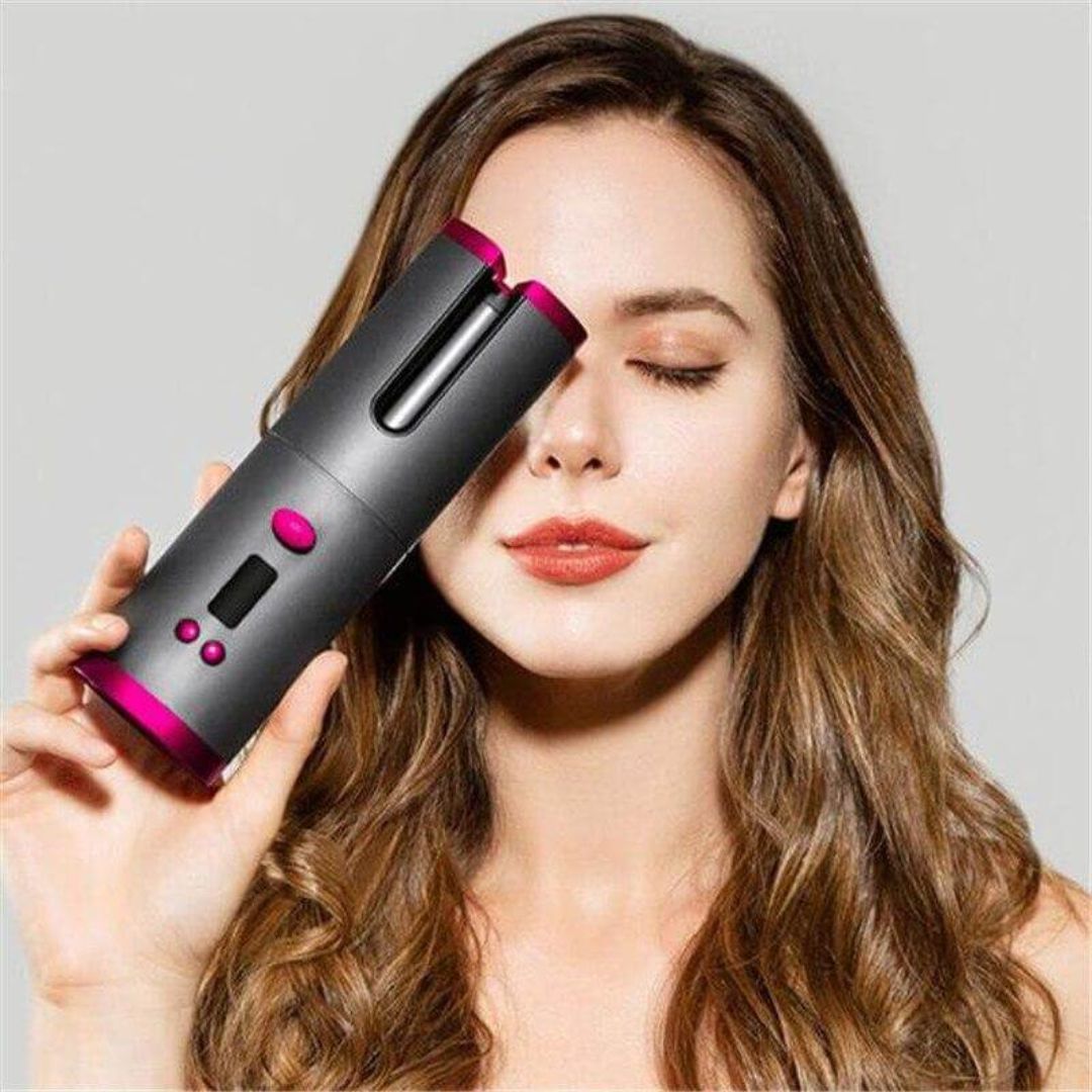 PerfectCurl Automatic Curling Wand | Cordless & Rechargeable-Grey-State of Style