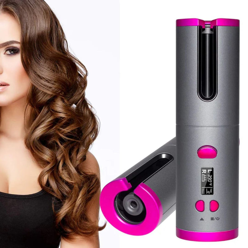 PerfectCurl Automatic Curling Wand | Cordless & Rechargeable-Grey-State of Style