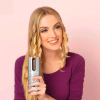 PerfectCurl Automatic Curling Wand | Cordless & Rechargeable-Grey-State of Style