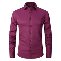 Performance Shirt - DynamicStretch-Burgundy-S-State of Style
