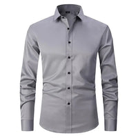 Performance Shirt - DynamicStretch-Grey-S-State of Style