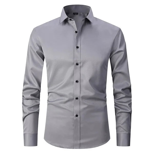 Performance Shirt - DynamicStretch-Grey-S-State of Style