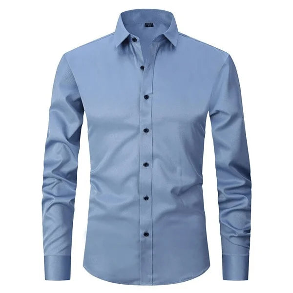 Performance Shirt - DynamicStretch-Light Blue-S-State of Style