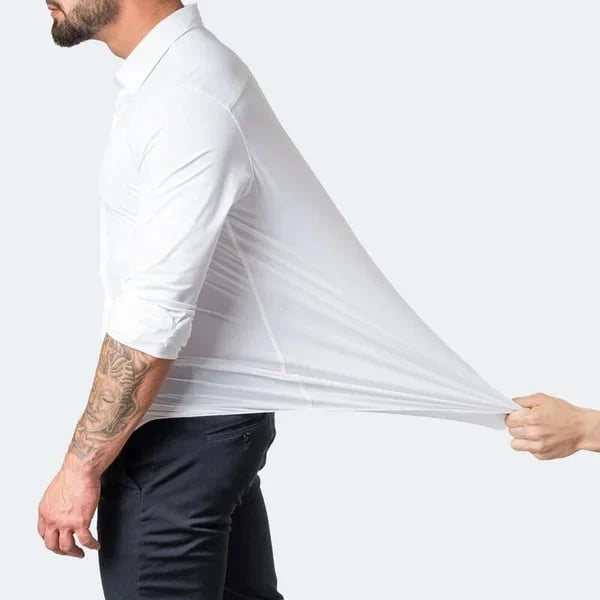 Performance Shirt - DynamicStretch-White-S-State of Style