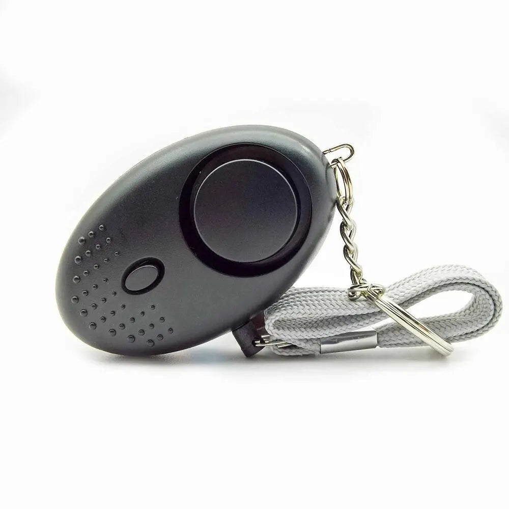 Personal Safety Alarm with LED Light (130 dB) - SafeSound-Black-State of Style