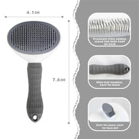 PET CARE BRUSH - SELF-CLEANING COMB FOR DOGS AND CATS-Grey-State of Style