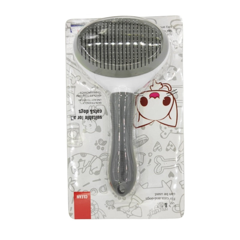 PET CARE BRUSH - SELF-CLEANING COMB FOR DOGS AND CATS-Grey-State of Style