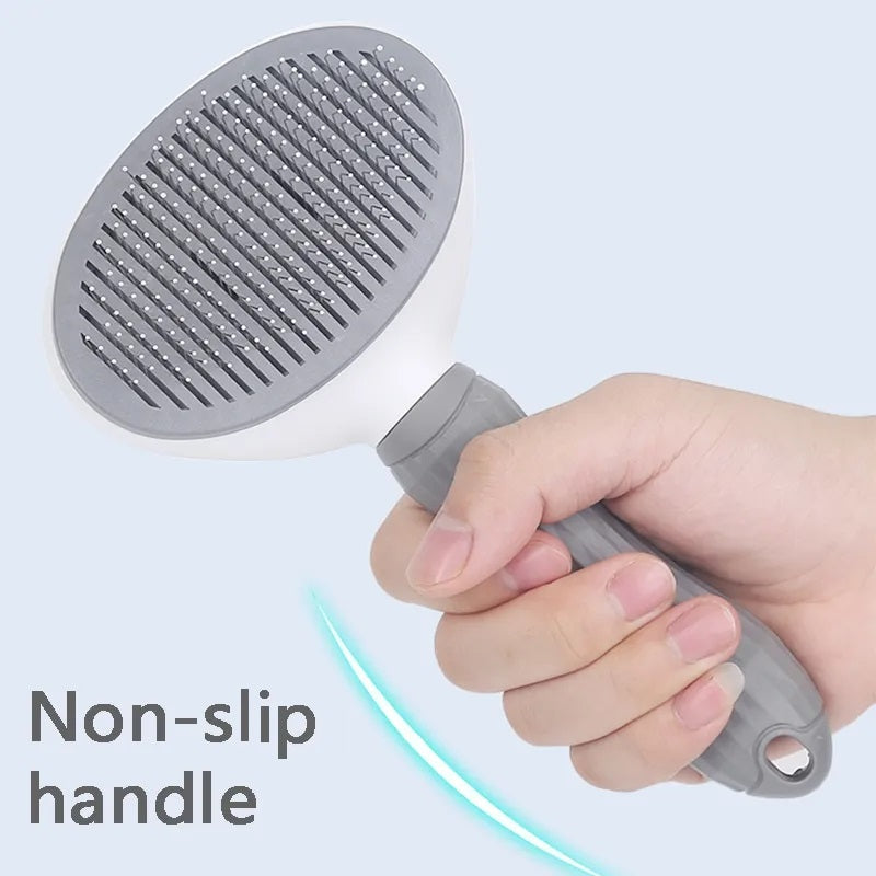PET CARE BRUSH - SELF-CLEANING COMB FOR DOGS AND CATS-Grey-State of Style