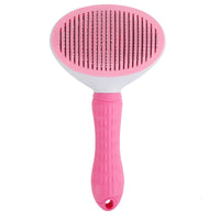 PET CARE BRUSH - SELF-CLEANING COMB FOR DOGS AND CATS-Pink-State of Style