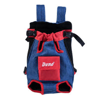Pet Carrier - PawVentura-M (2.5 kg – 3.5 kg)-Red and Blue-State of Style