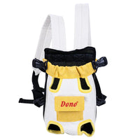 Pet Carrier - PawVentura-M (2.5 kg – 3.5 kg)-Yellow and White-State of Style