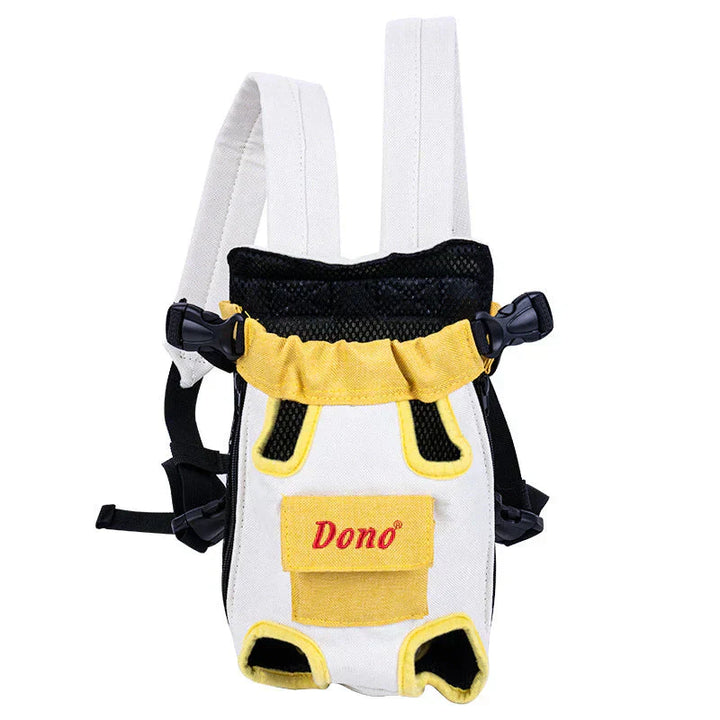 Pet Carrier - PawVentura-M (2.5 kg – 3.5 kg)-Yellow and White-State of Style