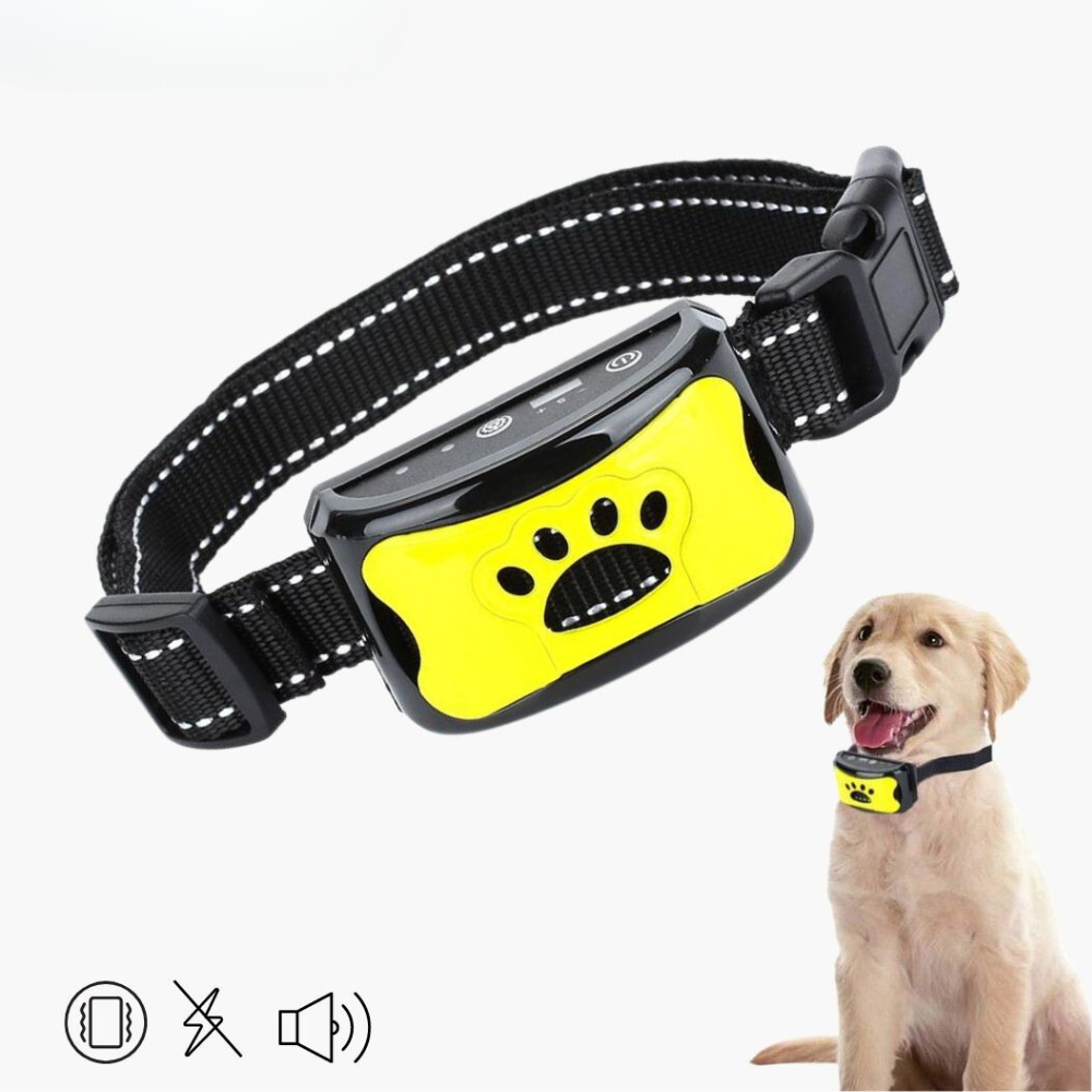 Pet-Friendly Anti-Bark Dog Training Collar - CalmVibes-Black-State of Style