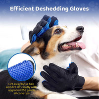 PET GROOMING GLOVE - SOFT AND EFFICIENT HAIR REMOVER FOR DOGS AND CATS-Pink-State of Style