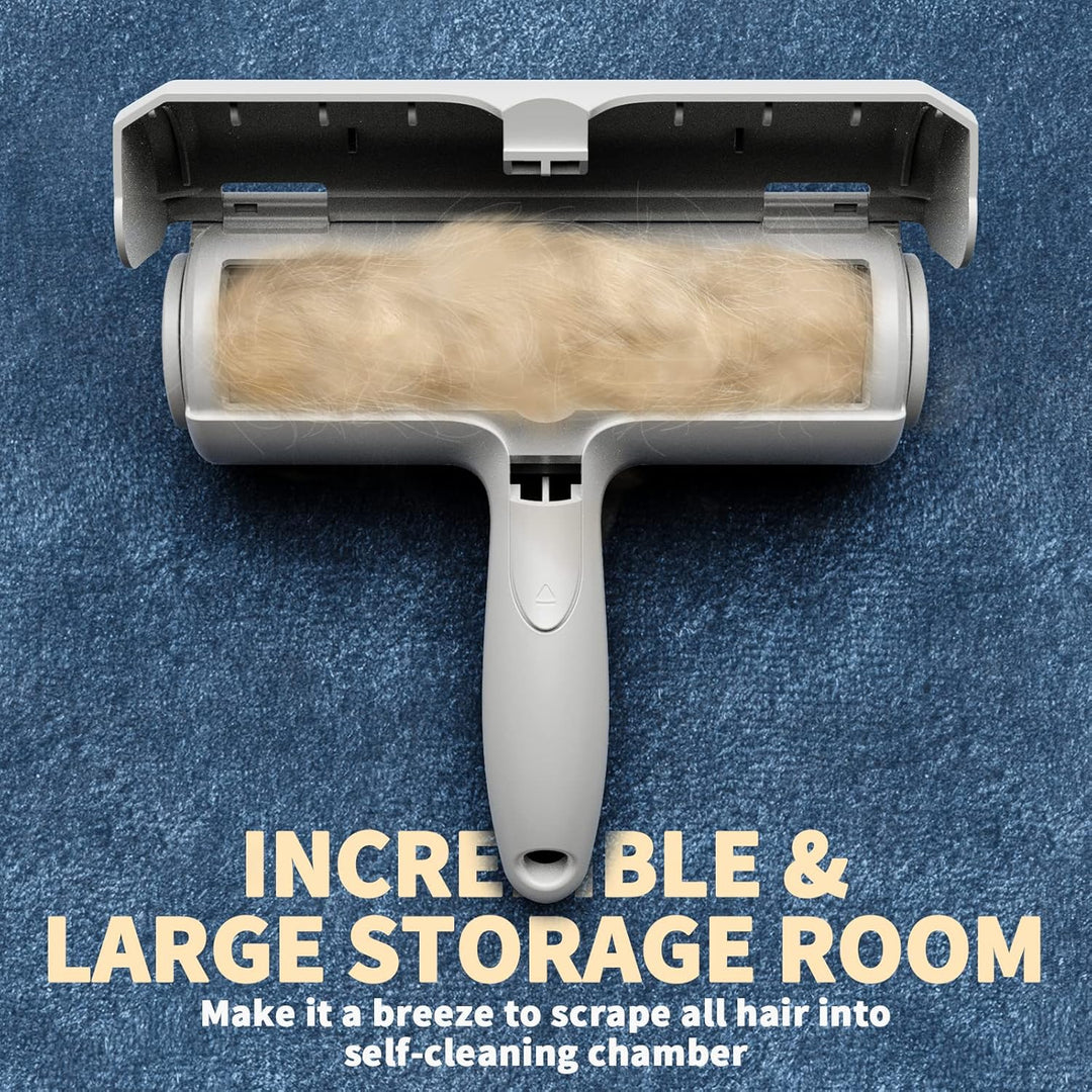 Pet Hair Remover - Self-Cleaning Lint Roller for Pets-White-State of Style