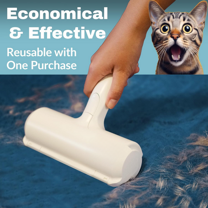Pet Hair Remover - Self-Cleaning Lint Roller for Pets-White-State of Style