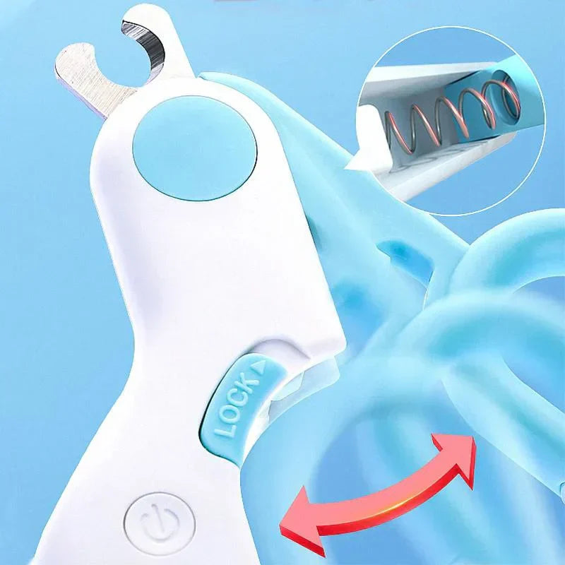 Pet Nail Trimmer with LED Light - GlowTrim-Blue-State of Style