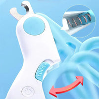 Pet Nail Trimmer with LED Light - GlowTrim-Blue-State of Style