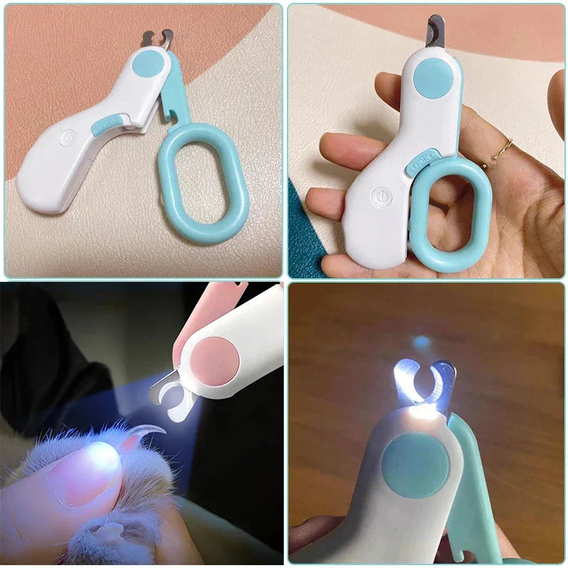 Pet Nail Trimmer with LED Light - GlowTrim-Blue-State of Style