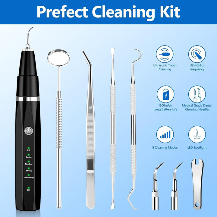 Pet Tartar Remover - Ultrasonic Tooth Cleaner-Black-State of Style