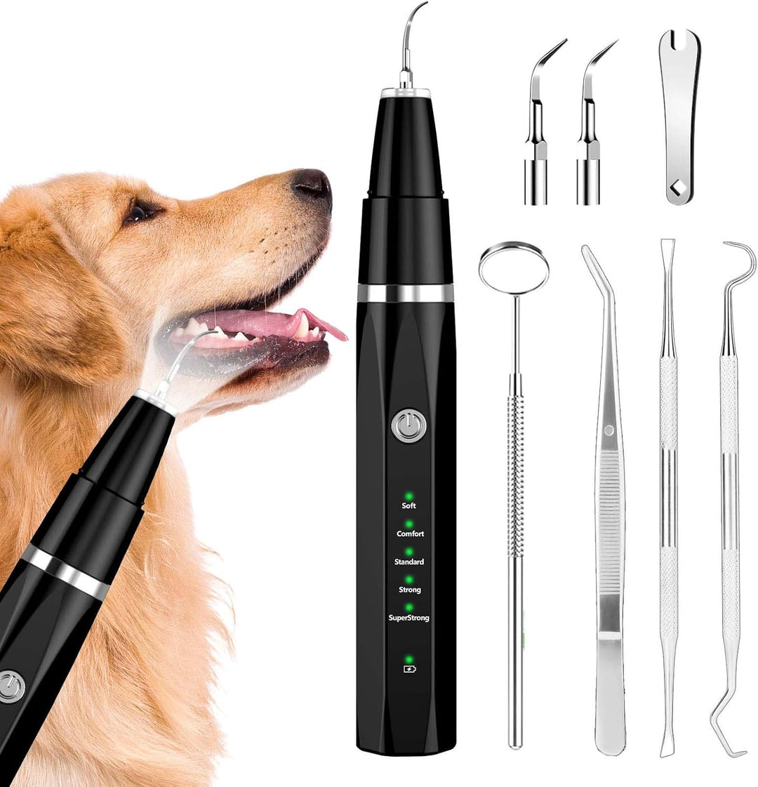 Pet Tartar Remover - Ultrasonic Tooth Cleaner-Black-State of Style