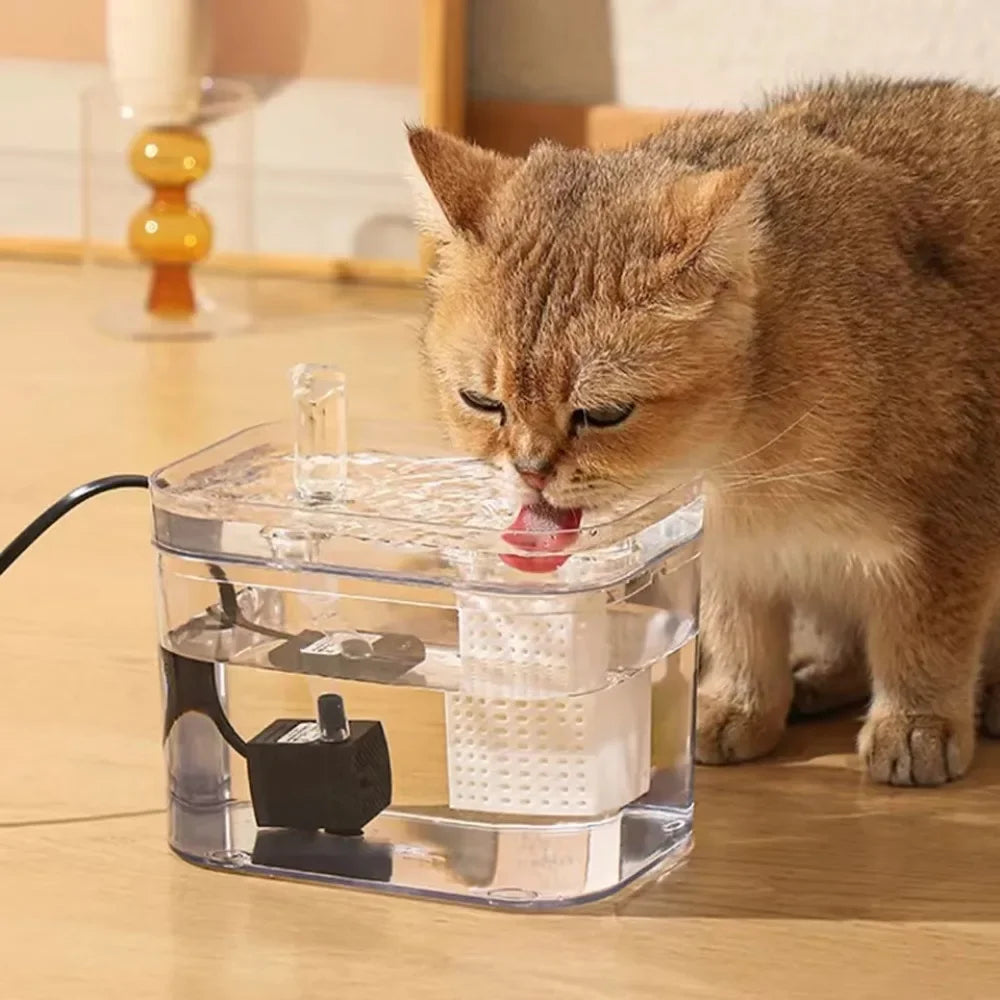 Pet Water Bowl - FreshFlow Pet Fountain-Transparent-State of Style