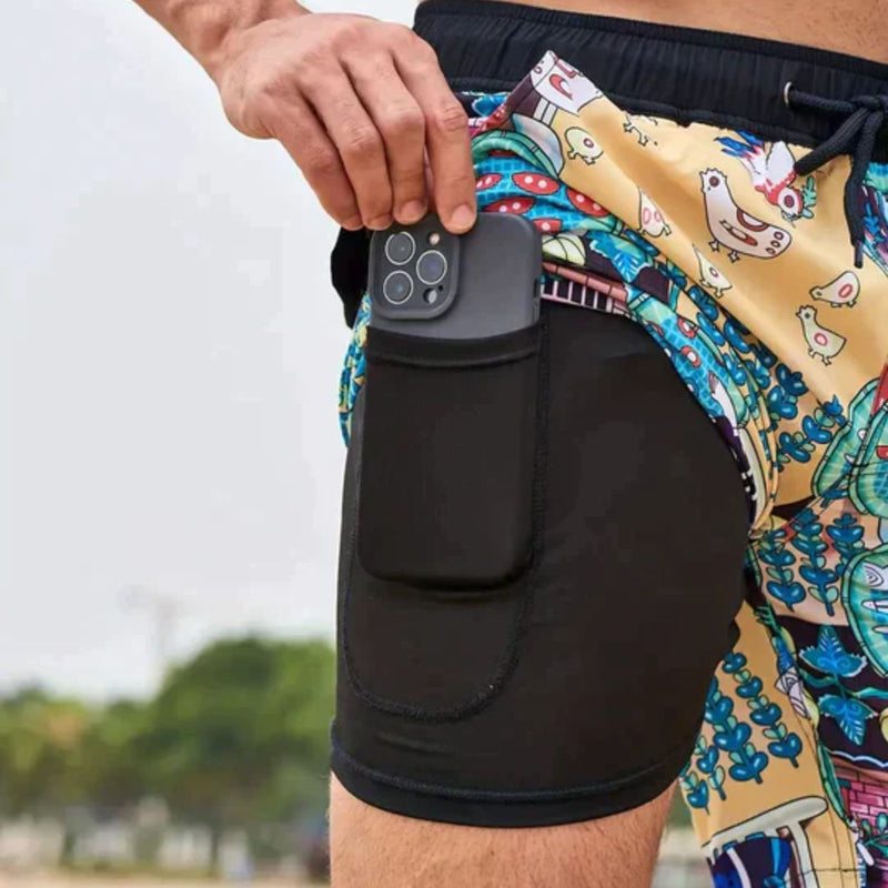 Peter Swim Shorts | Stylish & Versatile-Golden Blossom-S-State of Style